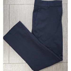 Ann Taylor Navy Blue Straight Leg Pants, Size 4 Petite